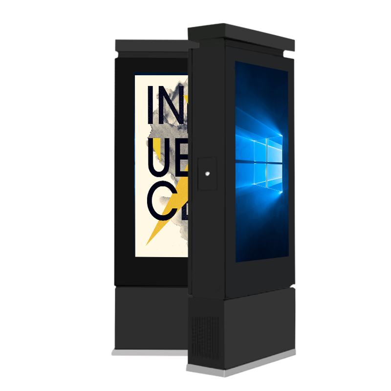 LCD Outdoor Series Customized Double Sided Floor Standing Advertising Display