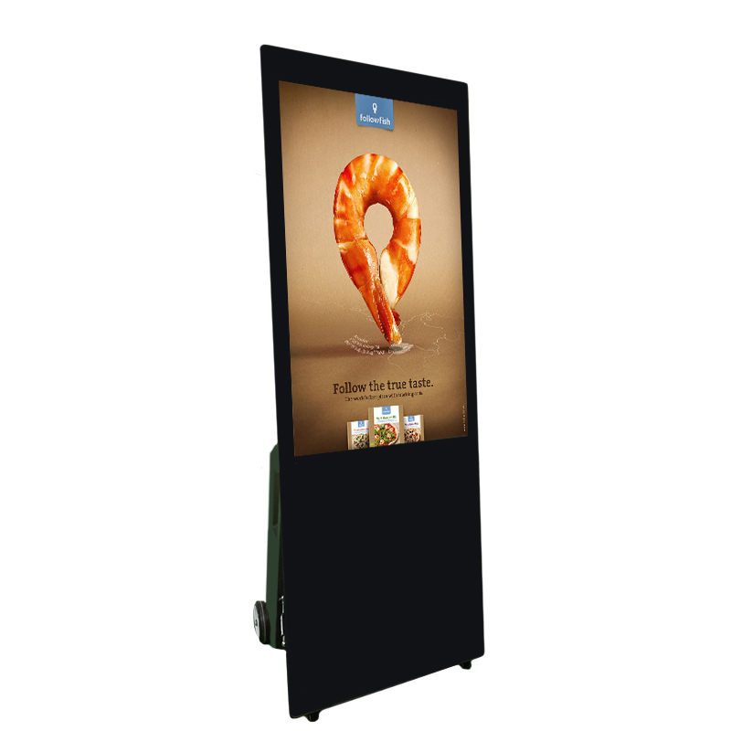 43 inch indoor digital totem LCD display signage advertising screen