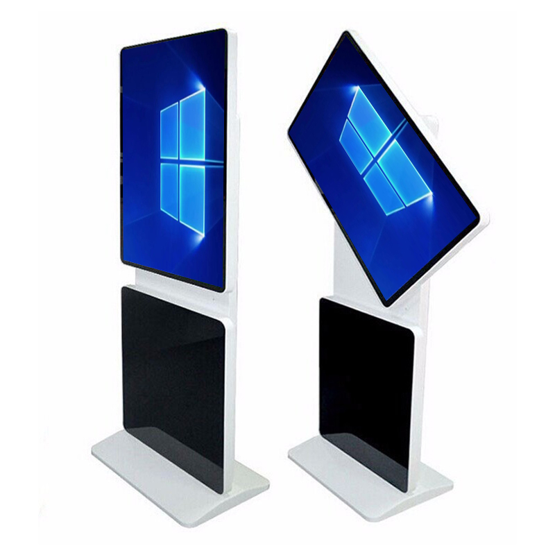 Cheap 360 Free Rotating LCD Advertising Digital Signage Kiosk Display Totem